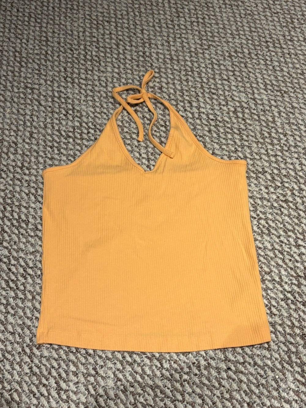 Y2K Women’s Halter Ribbed Tank Top